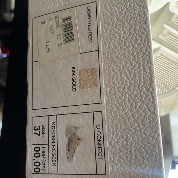 AUTHENTIC ** New in box christian dior platform sneakers - Picture 6 of 7